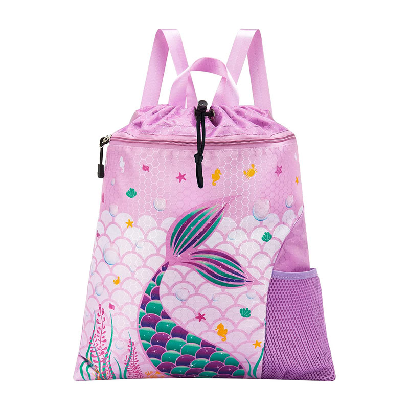 Heitt Seljandi Mermaid Gym Drawstring Poki