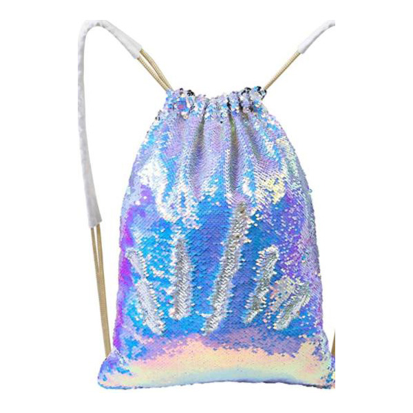 Sequin Drawstring Poki